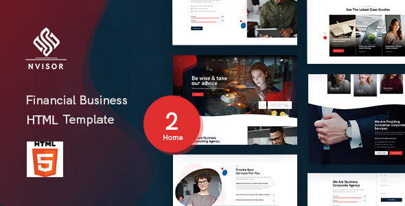 Nvisor - Financial Business HTML Template