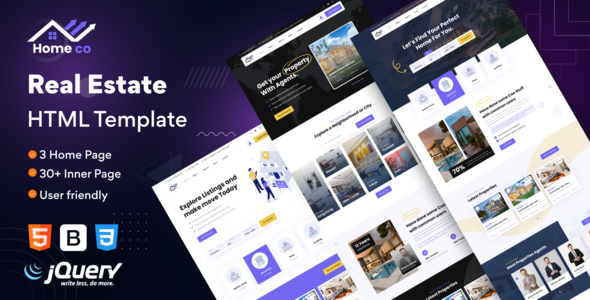 HomeCo - Real Estate HTML Template