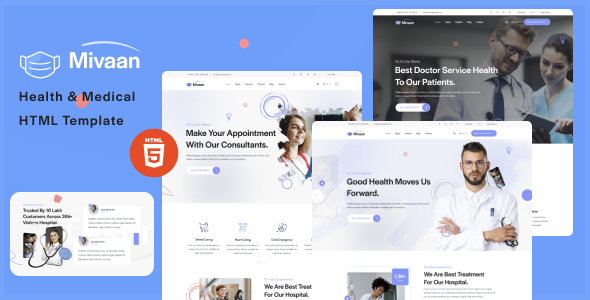 Mivaan - Health & Medical HTML Template