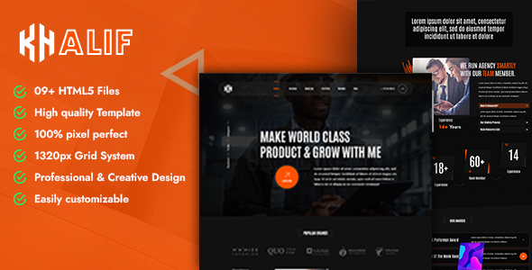 Khalif - Creative Agency HTML5 Template