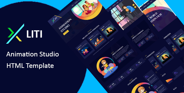 Liti - Animation Studio HTML template