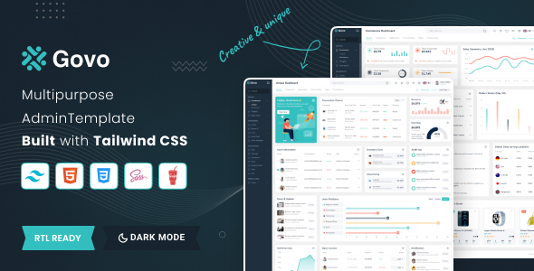 Govo Multipurpose Tailwind Admin Template