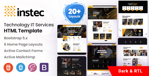 Instec - Digital Agency HTML Template