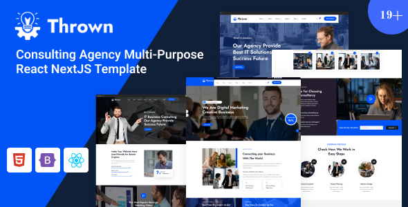 Thrown- Business Consulting Agency Bootstrap5 Template