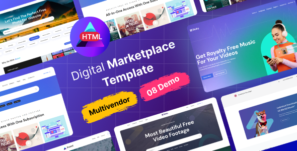 Markety | Digital Marketplace HTML Template
