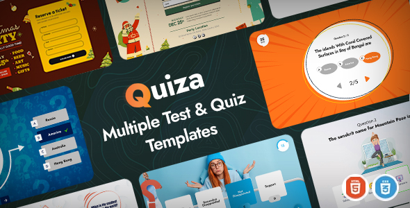 Quiza - Multiple Test & Quiz Templates