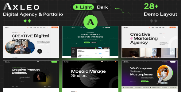 Axleo - Digital Agency Creative Portfolio Template