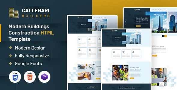 Callegari Builders | Modern Buildings Construction HTML Template
