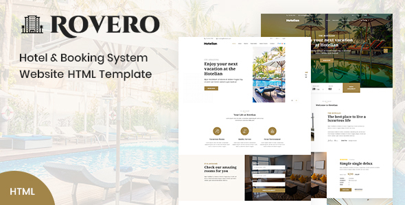 Rovero - Hotel & Booking Service HTML Template
