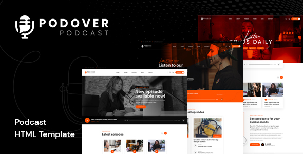 Podover - Podcast HTML Template