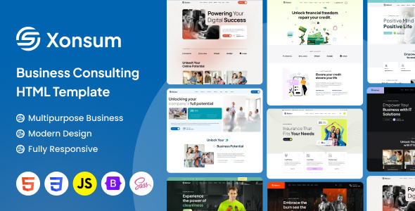 Xonsum - Multipurpose Business HTML Template