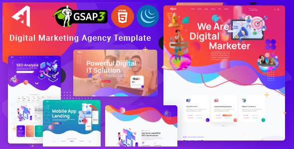 Kan - Digital Marketing Agency HTML Template