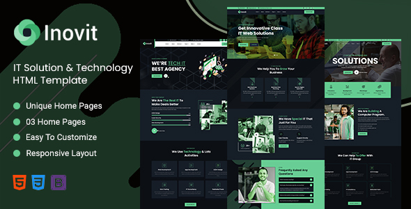 Inovit - IT Solution & Technology HTML Template