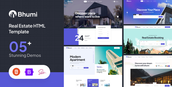 Bhumi - Real Estate HTML5 Template + RTL