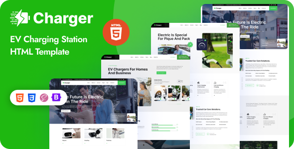 Charger - EV Charging Station HTML Template