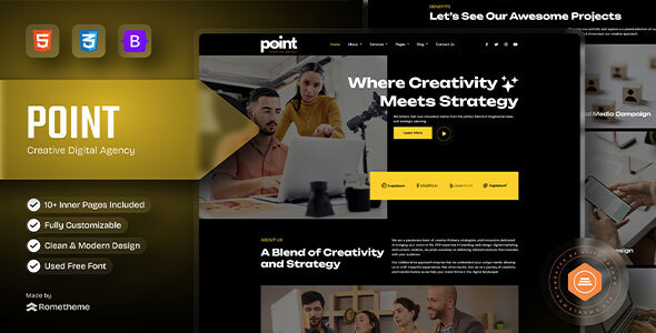 Point - Creative Digital Agency HTML Template