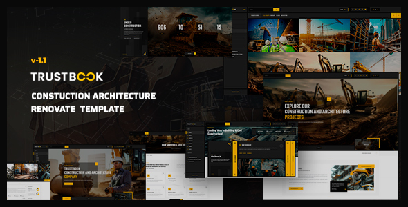 Trustbook - Construction Architecture Renovate  Template