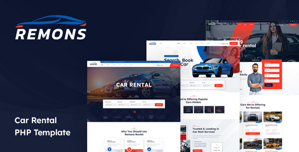 Remons - Car Rental PHP Template
