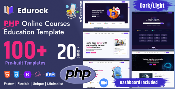 EduRock - PHP Education Online Courses Template