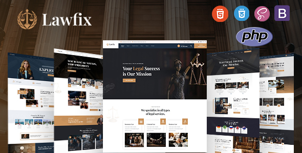 Lawfix - Attorney Lawyer PHP Template
