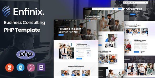 Enfinix - Business Consulting PHP Template