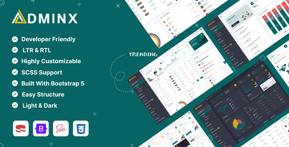 AdminX Cakephp  Admin Dashboard Template