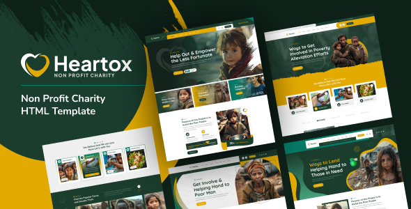 Heartox - Non Profit Charity HTML Template