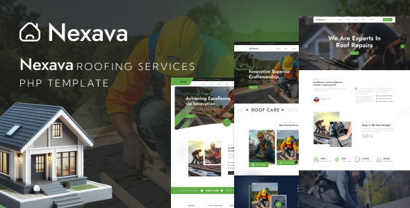 Nexava - Roofing Services PHP Template