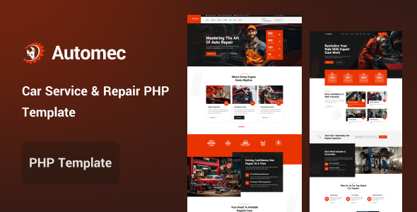 Automec - Car Service & Repair PHP Template