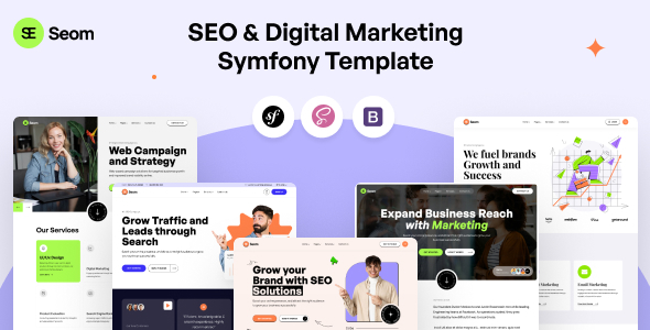 Seom - SEO & digital marketing Symfony Template