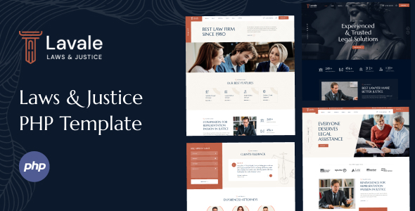 Lavale | Law and Attorney PHP Template