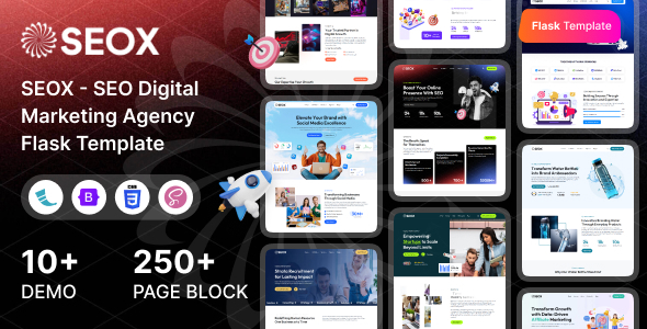 SEOX - SEO & Digital Marketing Agency Flask Template