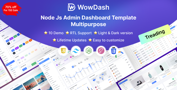 WowDash - Tailwind CSS - Multipurpose Admin Dashboard NodeJs Template