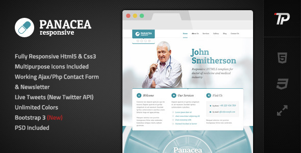 Panacea - Responsive Parallax HTML Template