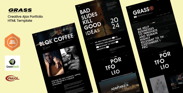 grass - Creative Ajax Portfolio HTML Template
