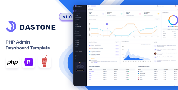 Dastone - PHP 8 Admin & Dashboard Template