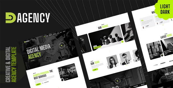 Dagency - Creative & Digital Agency Template