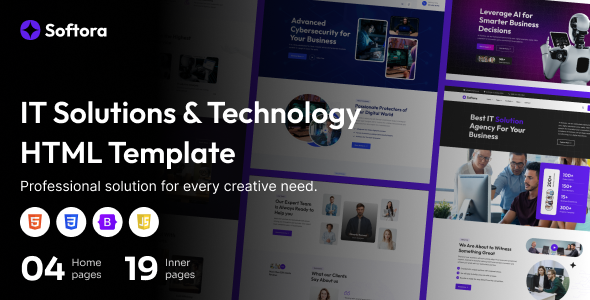 Softora - IT Solutions & Technology HTML Template