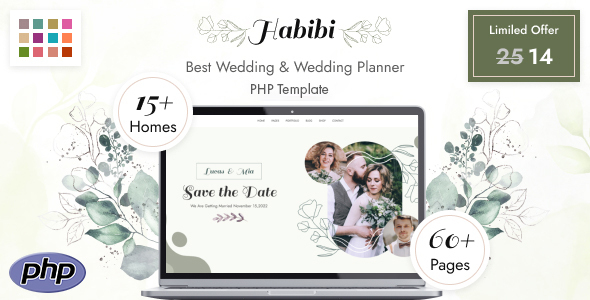 Habibi - Wedding & Wedding Planner PHP Template