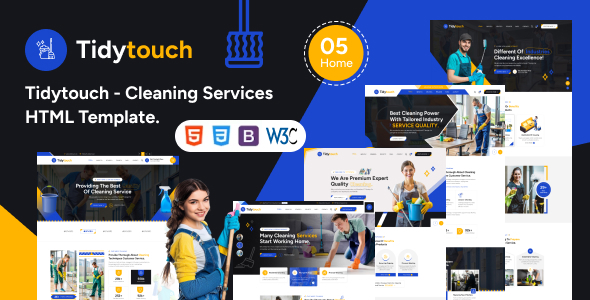 Tidytouch – Cleaning Services HTML Template