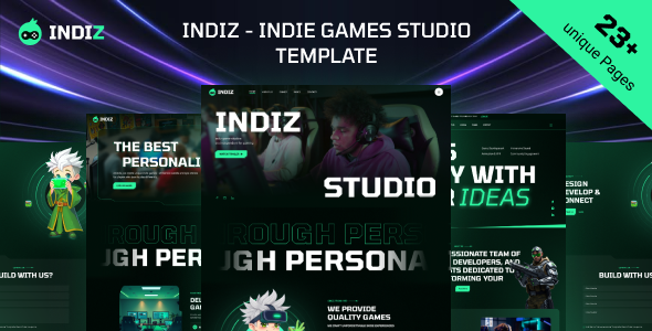Indiz – Games Studio HTML Template