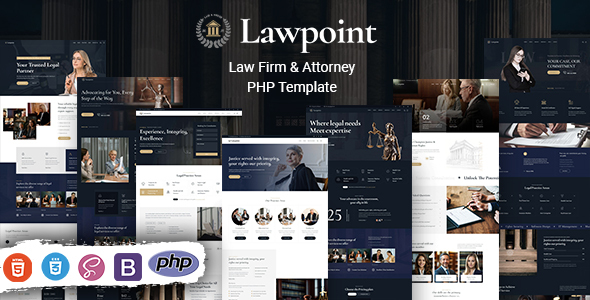Lawpoint - Attorney Lawyer PHP Template