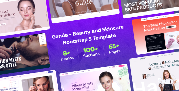 Genda | Beauty and Skincare HTML Template