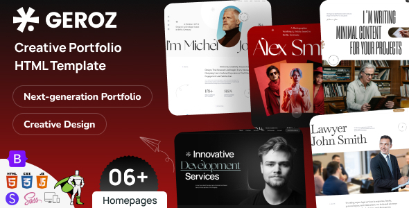 Geroz - Creative Portfolio HTML Template