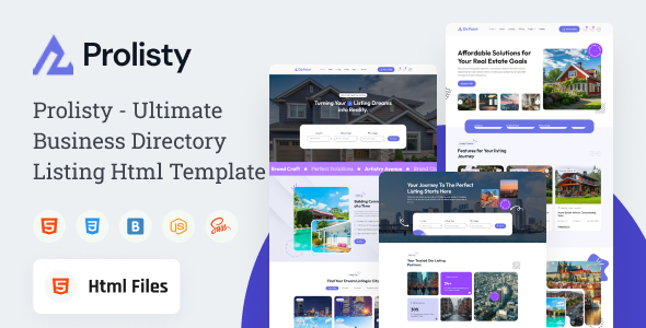 Prolisty - Ultimate Business Directory Listing Html Template