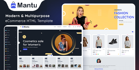 Mantu - eCommerce HTML Template
