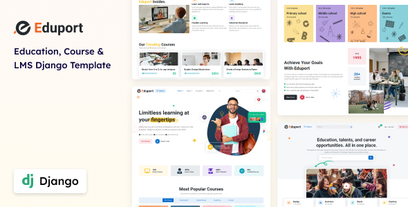 Eduport - Django LMS, Education and Course Template