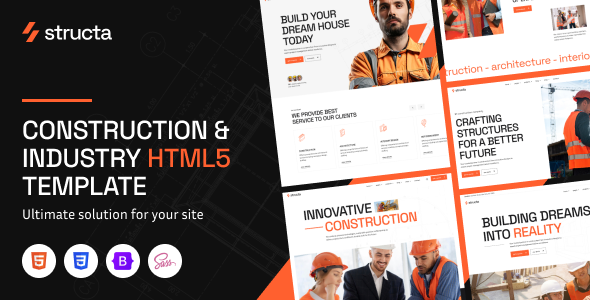 Structa - Construction & Industry HTML5 Template