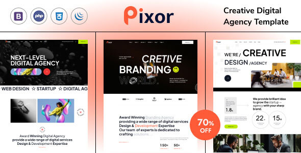 Pixor | Creative Agency Template