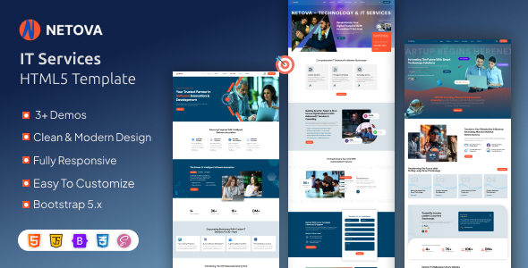 Netova - IT Services HTML5 Template